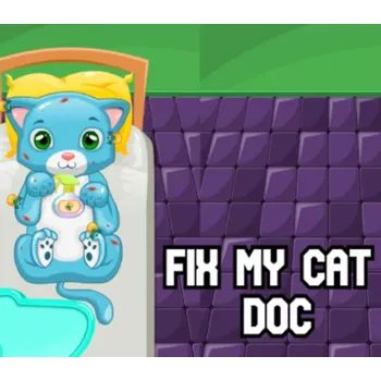 Počítačová hra Fix My Cat Doc