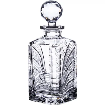 ONTE CRYSTAL Broušená karafa na whisky 800ml, Kometa-okno