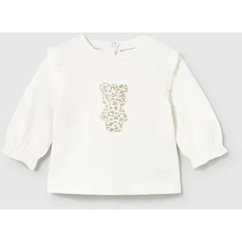 Dívčí oblečení Tričko s dlouhým rukávem Mayoral Newborn 2055.2N.Newborn.9BYA béžová 01X, vel. 75