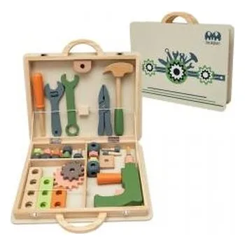 Dřevěná hračka Walizka z narzędziami drewniana