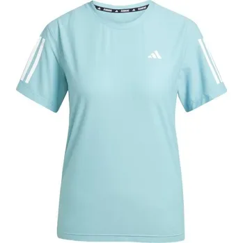 Dámské tričko Dámské tričko adidas OWN THE RUN B TEE XL Světle zelená, Bílá