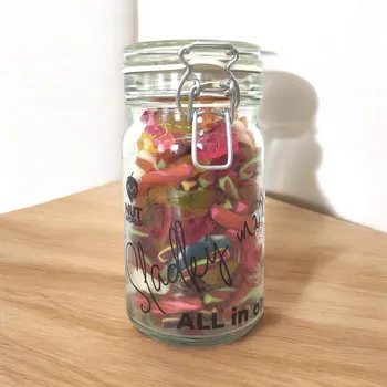 Nutworld.cz Sladký mix bonbónů ve skle s patentním uzávěrem 500g