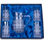 ONTE CRYSTAL Džbán se sklenicemi na vodu 350ml, Klasika Varianty setu: Džbán + 6 skleniček