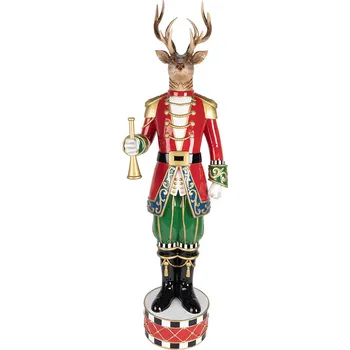 Vánoční dekorace Clayre & Eef - Dekorativní figurka jelena 5PR0154