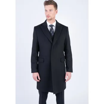 Dámský kabát Vlněný plášť s kašmírem V pohodlném střihu 186260