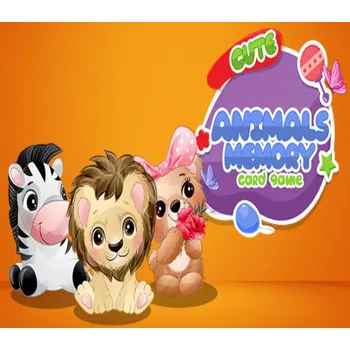 Počítačová hra Cute Animals Memory Card Game