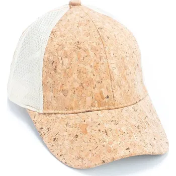 Kabelka Korková kšiltovka - Natural se zlatými prvky