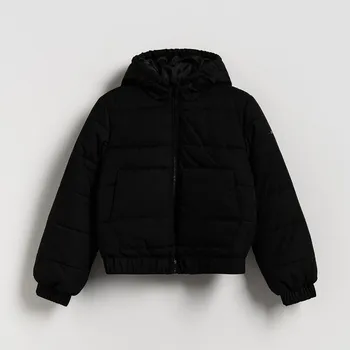 Dívčí bunda Reserved - Bunda s kapucí - černý - 214EX-99X - 214EX-99X-158