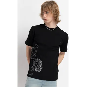 Chlapecké tričko Reporter Young | Chlapecké černé tričko s potiskem „DISTRACTION“ - Barva ČERNÁ, Velikost 134/140 251-0440B-04-100-1