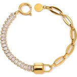 ELENYS Bianca – pozlacený náramek 18K žluté zlato Délka náramku: 18 cm pozlacený náramek 18K žluté zlato