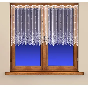 Vitrážová záclona Běla obšití okrajů 50