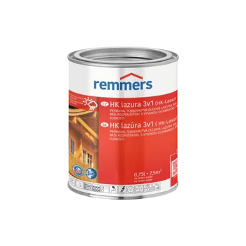 barva a nátěr na dřevo Remmers HK lazura 3v1 BÍLÁ* 750 ml