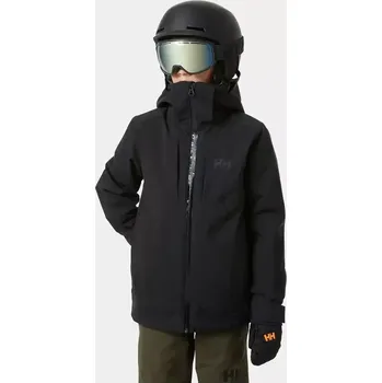 Chlapecká bunda Dětská lyžařská bunda Helly Hansen JR Alpha - black 991 velikost 164