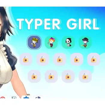 Počítačová hra Typer Girl