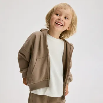 Chlapecká mikina Reserved - Bavlněná sada - béžová - 030FK-08X - 030FK-08X-92