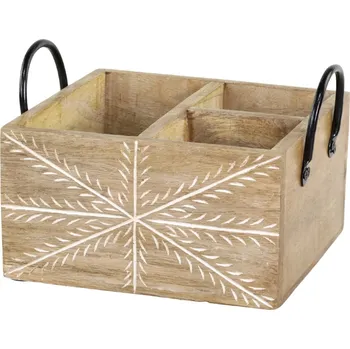 Úložný box Chic Antique Úložný box Tours Carvings Mango Wood