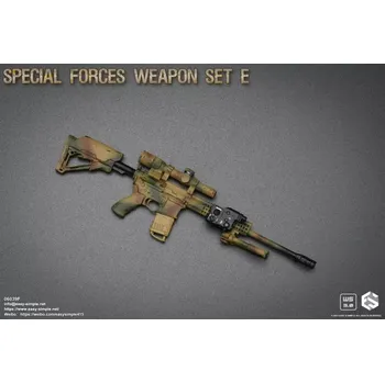 Doplněk k figurce Zbraň pro 1/6 figurky Special Forces Weapon Set E (3 Colors Camo)