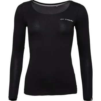 Dámské tričko Dámské tričko s dlouhým rukávem TRIMM BRAVE LADY XS Černá, Bílá