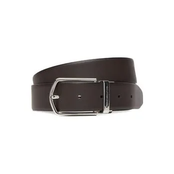 Opasek Tommy Hilfiger Pánský pásek Th Business Lux Rev AM0AM13762 Černá 90