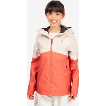 Chlapecká bunda DECATHLON Dětská nepromokavá bunda na plavbu Sailing 100 8 LET BÉŽOVÁ|ORANŽOVÁ|ČERVENÁ