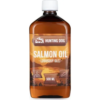 Hunting Dog 100% přírodní lososový olej Zvolte velikost balení: 500ml