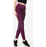 DOMYOS Dámské fitness legíny s kapsičkou na telefon XL FIALOVÁ