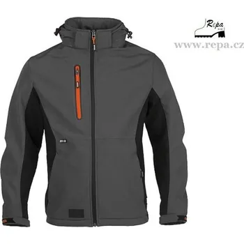 pracovní bunda Softshelová bunda HEROCK TRYSTAN šedá, zimní 3XL