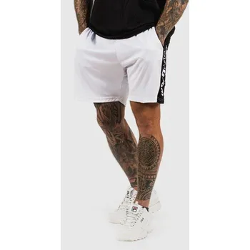 Pánské kraťasy Šortky Vertical White - GymBeam Barva: Bílá, Velikost: M