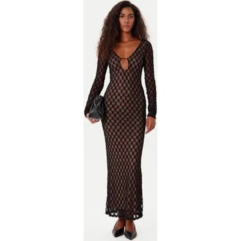 Dámské šaty Bardot Koktejlové šaty Yazmin Lace 59966DB Černá Regular Fit 12