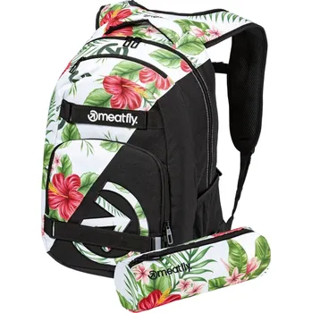 Meatfly Exile 2dílný školní set, White Tropical