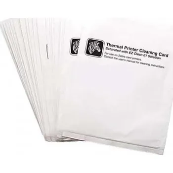 Zebra cleaning cards, 2 cards