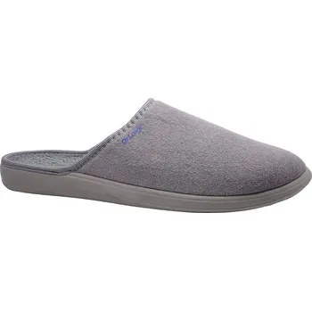 Pánské pantofle Domácí obuv-pantofle, Dr. Luigi, šedá: Šedá Textil 30,5 48 G - standardní šíře (26589-25697)