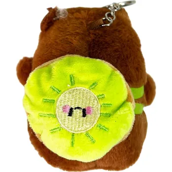 Plyšový přívěsek Kapybara s batůžkem 13 cm