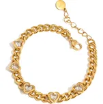 ELENYS Passion – pozlacený náramek 18K žluté zlato Délka náramku: 18+3 cm / max. 21 cm pozlacený náramek 18K žluté zlato