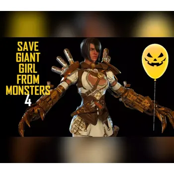 Počítačová hra Save Giant Girl from monsters 4