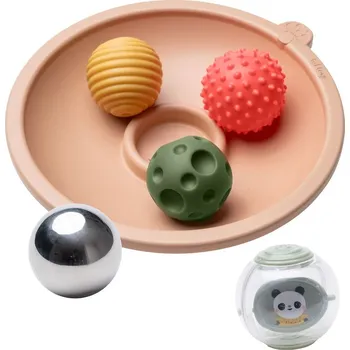 Hračka pro nejmenší TAF TOYS mísa s míčky pro hru na bříšku