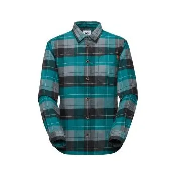 Dámská košile Mammut Trovat Longsleeve Shirt Women 00823 strata-deep teal zelená M