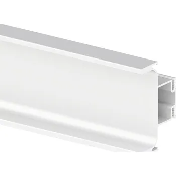 Nábytkové kování EMUCA Vertikální GOLA profil středový 2,55 m bílá