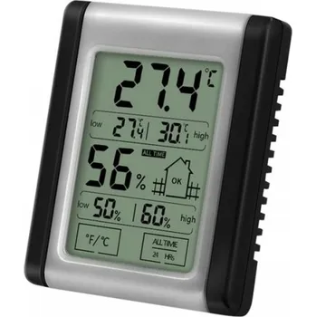 Teploměr s vlhkoměrem DTH-124, s kalibrací