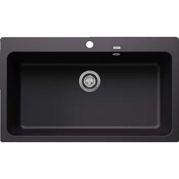 Granitový dřez Blanco Naya XL 9 Silgranitový dřez, 86x51 cm, černá