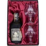 Diplomático Reserva Exclusiva se sklenicemi 250ml, Mašle
