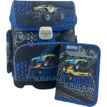 Set školních potřeb RUKKY Školní set Monster truck (aktovka + penál)
