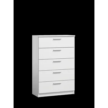 Šatní skříň Komoda bílá KOM25S-FX