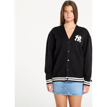 Pánský svetr Svetr New Era MLB Knit Cardigan New York Yankees UNISEX Black XL