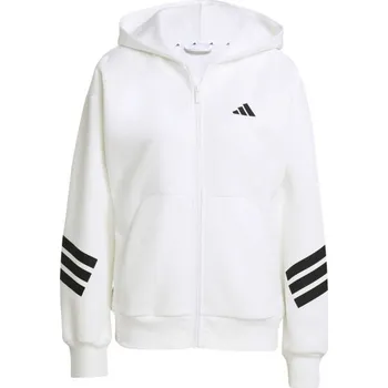 Dámská mikina Dámská mikina adidas W FUTURE ICONS 3-STRIPES FZ HD S Bílá, Černá