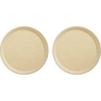 Talíř OYOY LIVING DESIGN Sada 2 talířů Yuka Ø 27 cm "Butter" OYOY