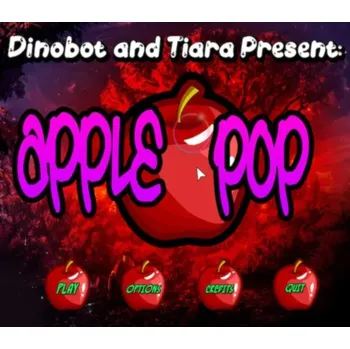 Počítačová hra Dinobot and Tiara Present: ApplePop