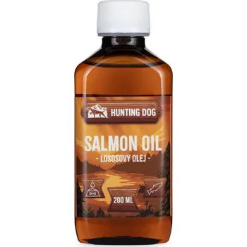 Hunting Dog 100% přírodní lososový olej Zvolte velikost balení: 200ml