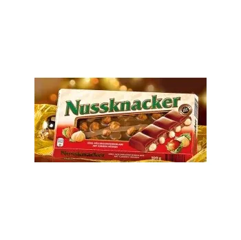 Čokoláda Choceur Nussknacker mléčná čokoláda s celými oříšky 100 g