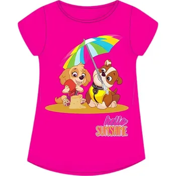 TRIČKO TLAPKOVÁ PATROLA (malinové) Velikost: 116